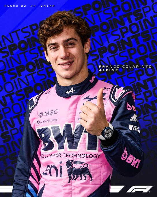 Colapinto en el GP de China: su carrera reivindicatoria con Alpine y la mala suerte por el golpe que recibió de Ocon 